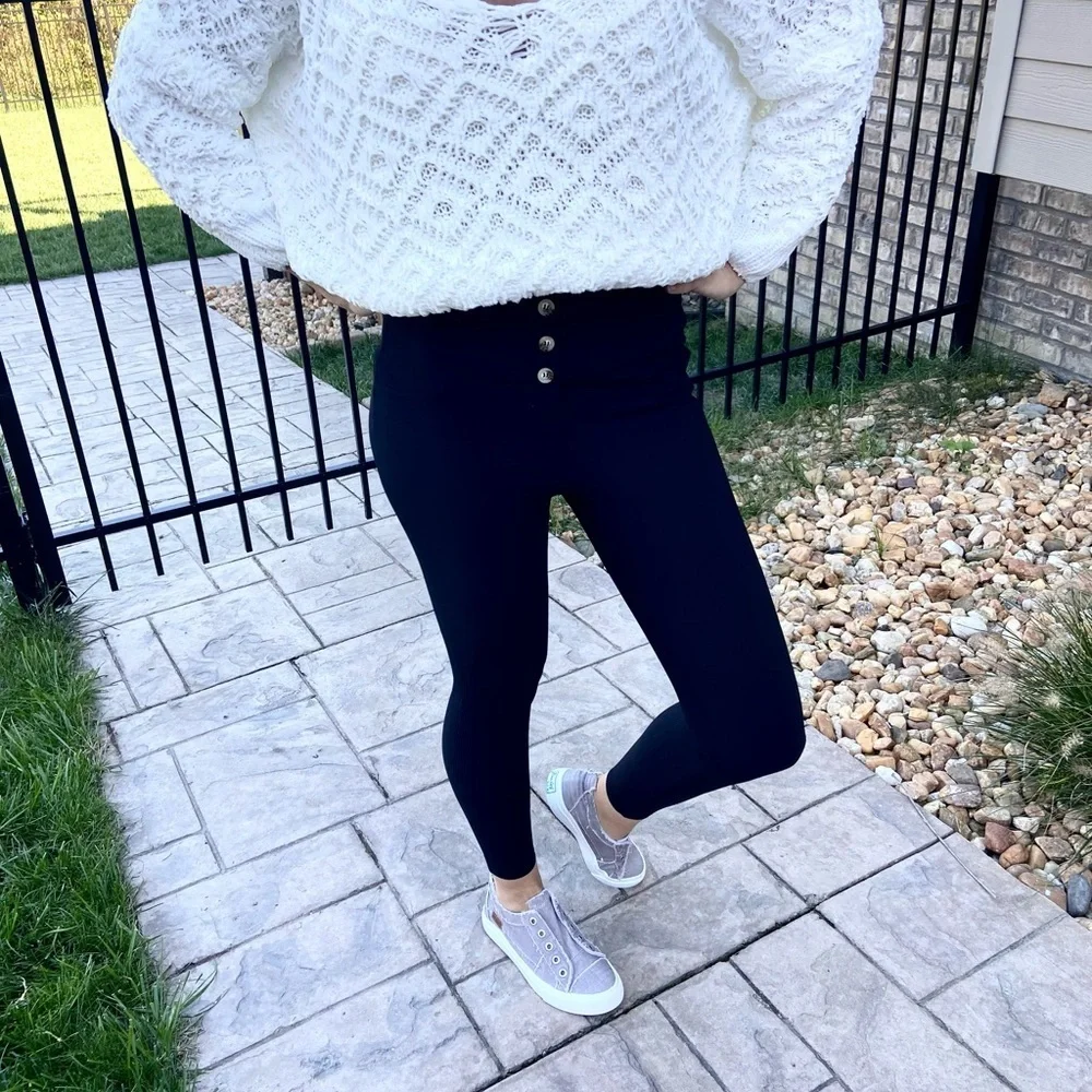 Future Goals Ribbed Leggings - Picture 1 of 5